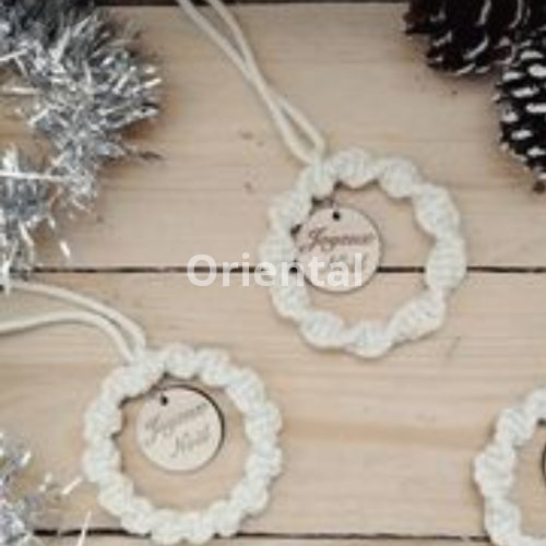 Macrame Christmas hanging